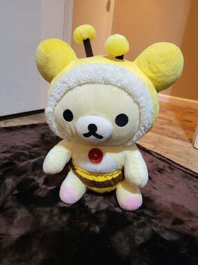 San-X Rilakkuma Meets Honey Korilakkuma Bumble Bee Costume Plush